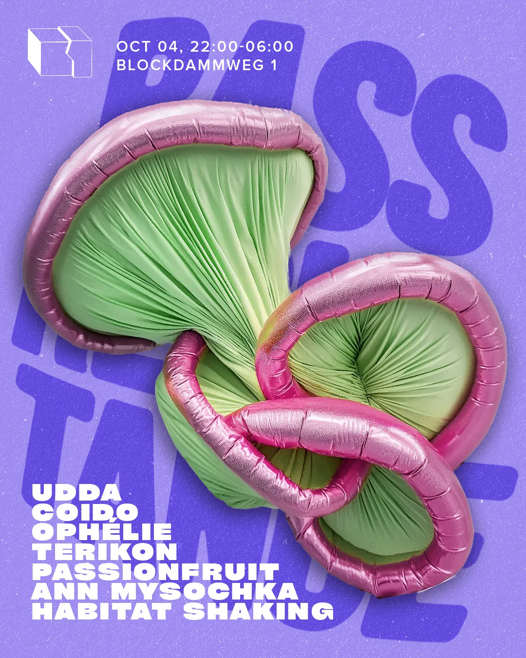 Bass Resistance event poster — Tag der Clubkultur